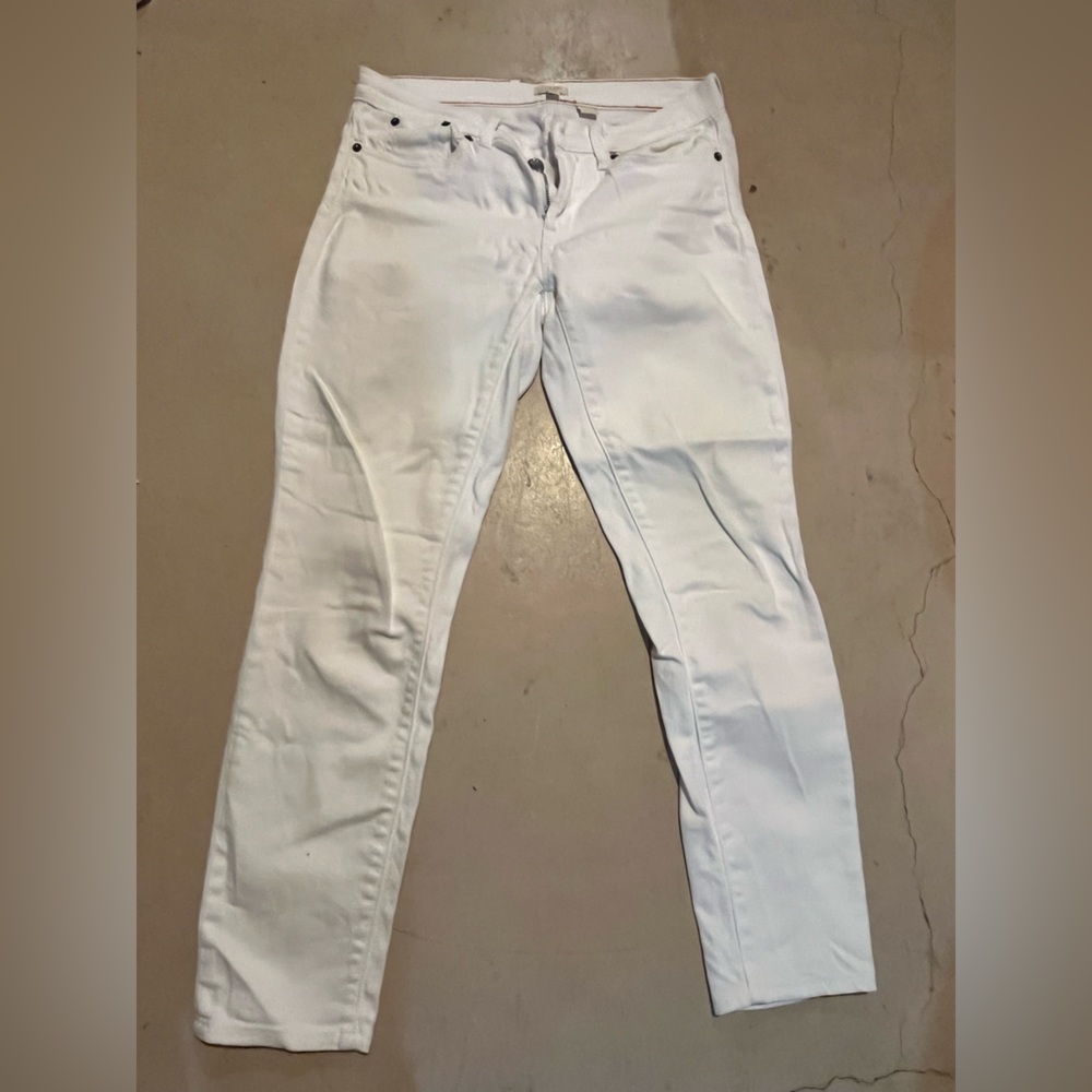 Jcrew White Denim Jeans